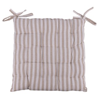 Galileo Μαξιλάρι καρέκλας 40x40 cm από πολυκοτόνιο με δεσίματα Sibi...