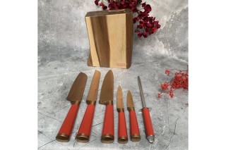 Edenberg Σύγχρονο Σετ Μαχαιριών με Βάση 7 Τεμαχίων EB-11029 Edenberg Σύγχρονο Σετ Μαχαιριών με Βάση 7 Τεμαχίων EB-11029