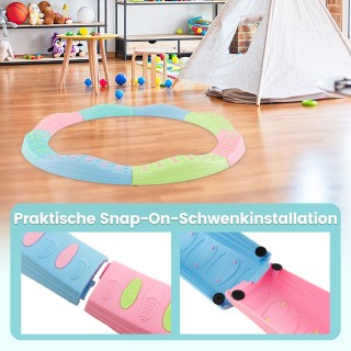 Costway 20 τεμ. Σετ ισορροπίας δοκών για παιδιά Ισορροπητικά μπλοκ ...