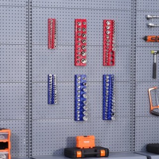 VEVOR  Μαγνητική Οργάνωση Υποδοχών 6τμχ Μπλε & Κόκκινο για Μετρικό ...