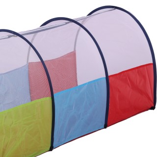 BAKAJI Πτυσσόμενη Σήραγγα Παιχνιδιού για Παιδιά 125cm για Ανάπτυξη ...