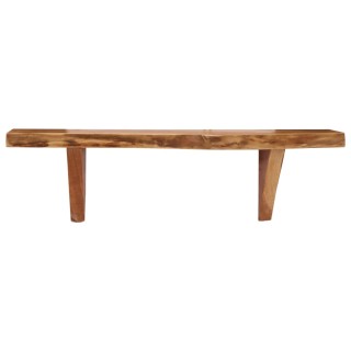 vidaXL Ράφια Τοίχου 2 τεμ. 60 x 20 x 18 εκ. από Μασίφ Ξύλο Ακακίας ...