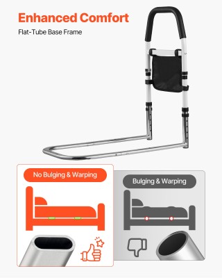 VEVOR Ρυθμιζόμενο Κάγκελο Κρεβατιού  για Ηλικιωμένους - Άνεση & Ασφ...