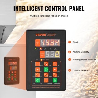 VEVOR Αυτόματη Μηχανή Γεμίσματος Σωματιδίων, 20-3000g, Ανοξείδωτη ... VEVOR Αυτόματη Μηχανή Γεμίσματος Σωματιδίων, 20-3000g, Ανοξείδωτη ...