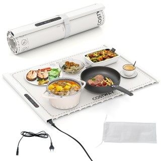 Costway Ηλεκτρικό Στρώμα Θέρμανσης Σιλικόνης για Τρόφιμα σε Λευκό Χ... Costway Ηλεκτρικό Στρώμα Θέρμανσης Σιλικόνης για Τρόφιμα σε Λευκό Χ...