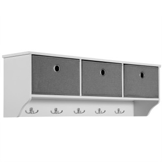 BAKAJI  Κρεμάστρα Τοίχου Κλειδοθήκη Οργανωτής Εισόδου 100 x 20 x 30...