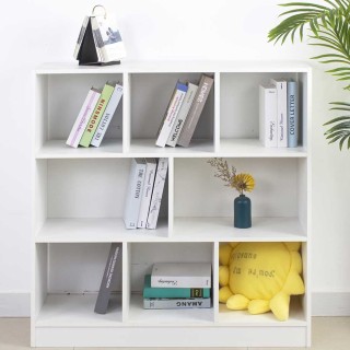 BAKAJI Κινητή Βιβλιοθήκη Ραφιών Δαπέδου 8 Θέσεων Σπίτι Γραφείο Μον... BAKAJI Κινητή Βιβλιοθήκη Ραφιών Δαπέδου 8 Θέσεων Σπίτι Γραφείο Μον...