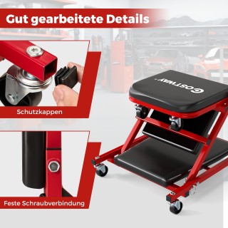 Costway 2 σε 1 Ρολμπρέτ Εργαστήριο με 6 Ρόδες & Επενδυμένο Κάθισμα ... Costway 2 σε 1 Ρολμπρέτ Εργαστήριο με 6 Ρόδες & Επενδυμένο Κάθισμα ...