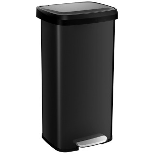Costway Μαύρος Κουζίνας Κάδος Απορριμμάτων 68L με Αθόρυβο Κλείσιμο ...