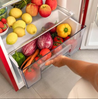 Ρετρό Ψυγείο 215 Lt Bolero CoolMarket 2D 148,5 x 55 x 58,5cm Χρώματ... Ρετρό Ψυγείο 215 Lt Bolero CoolMarket 2D 148,5 x 55 x 58,5cm Χρώματ...