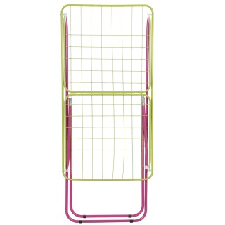 Galileo Αναδιπλούμενη μεταλλική απλώστρα σε πράσινο και φούξια, απλ...