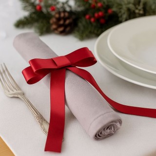 Villa dEste Home Σετ 6 τμχ Χριστουγεννιάτικη Υφασμάτινη Πετσέτα Δαχ...