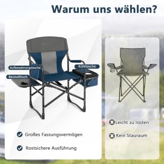 Costway Πτυσσόμενη Καρέκλα Κάμπινγκ με Μαξιλαράκια και Πολυλειτουρ... Costway Πτυσσόμενη Καρέκλα Κάμπινγκ με Μαξιλαράκια και Πολυλειτουρ...