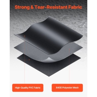 VEVOR Σάκος Οροφής Αυτοκινήτου 20 Κυβικών Ποδιών 840D PVC για Αποσκ...