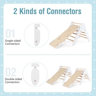 Σετ 3 Παιχνίδια Αναρρίχησης 98 x 40 cm- Λευκό TS10167HS Costway Σετ 3 Παιχνίδια Αναρρίχησης 98 x 40 cm- Λευκό TS10167HS Costway