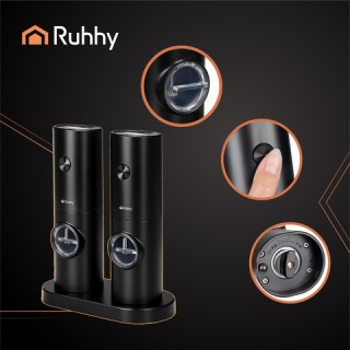 Ruhhy Σετ Ηλεκτρικών Μύλων Πιπεριού και Αλατιού 25558 Ruhhy Σετ Ηλεκτρικών Μύλων Πιπεριού και Αλατιού 25558