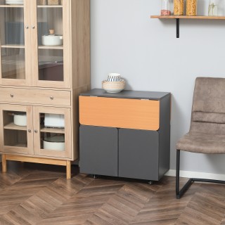 HOMCOM Πτυσσόμενο τραπέζι εξοικονόμησης χώρου για 4 άτομα Max με 4 ... HOMCOM Πτυσσόμενο τραπέζι εξοικονόμησης χώρου για 4 άτομα Max με 4 ...