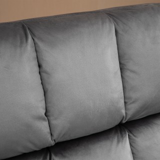 HOMCOM Επενδυμένη καρέκλα με ασορτί υποπόδιο για σαλόνι, μελέτη και...