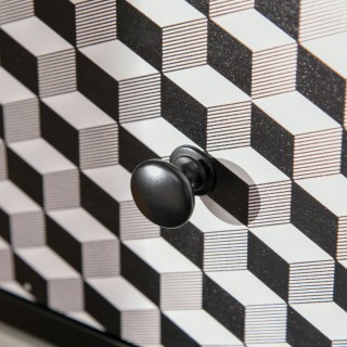 HOMCOM Κινητό Συρταριέρα με 5 συρτάρια γεωμετρικό σχέδιο, μοντέρνα ... HOMCOM Κινητό Συρταριέρα με 5 συρτάρια γεωμετρικό σχέδιο, μοντέρνα ...