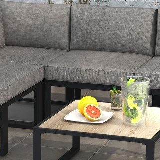 Outsunny Κήπος Σαλόνι με Καναπέ και Τραπέζι σαλονιού Αλουμινίου με ... Outsunny Κήπος Σαλόνι με Καναπέ και Τραπέζι σαλονιού Αλουμινίου με ...