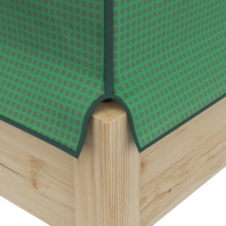 Outsunny υπερυψωμένο κρεβάτι κήπου με πράσινο κάλυμμα PE και ξύλινη... Outsunny υπερυψωμένο κρεβάτι κήπου με πράσινο κάλυμμα PE και ξύλινη...