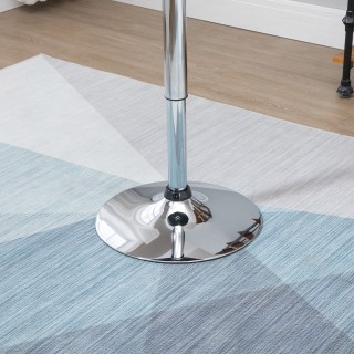 HOMCOM Στρογγυλό Τραπέζι Μπαρ με Περιστρεφόμενη Επιφάνεια, Ρυθμιζόμ...