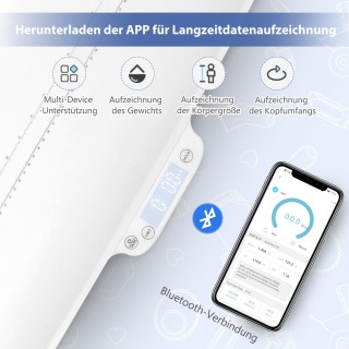 Costway Ψηφιακή Ζυγαριά Μωρού & Κατοικιδίου με Bluetooth και Εφαρμ... Costway Ψηφιακή Ζυγαριά Μωρού & Κατοικιδίου με Bluetooth και Εφαρμ...