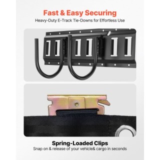 VEVOR Σετ Ράγες Δεσίματος E-Track για Βαν & Τρέιλερ 4 Ράγες 0,4μ, Ά... VEVOR Σετ Ράγες Δεσίματος E-Track για Βαν & Τρέιλερ 4 Ράγες 0,4μ, Ά...