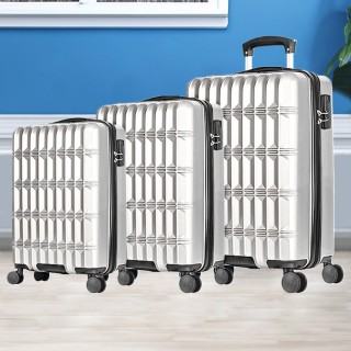 PROVITERA  Σετ 3 Σκληρές Βαλίτσες Νορβηγία Ρόδες Easy Roll Τρόλεϊ Α...