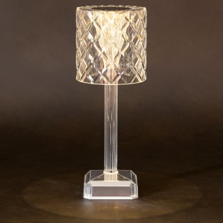 Kooper Διαφανής επαναφορτιζόμενη επιτραπέζια λάμπα αφής 3 θερμοκρασ...