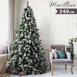 BAKAJI  Χριστουγεννιάτικο Δέντρο Χιονισμένο Marilleva 240cm 1388 Κλ...