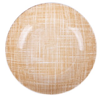 Villa DEste Σετ 6 τμχ  Πιάτο βαθύ από πορσελάνη σε υφή άμμου 5921907