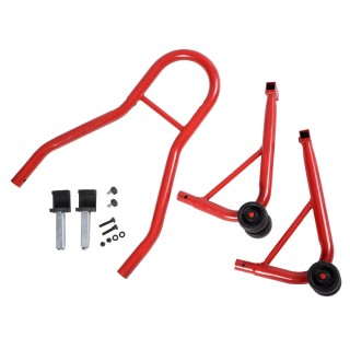 Costway  Βάση Ανύψωσης Μοτοσυκλέτας με Ρόδες και Γόμες για Συντήρησ...