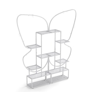 Costway  Μεταλλικό Πολυεπίπεδο Ράφι Φυτών με Σχέδιο Πεταλούδας – 56...