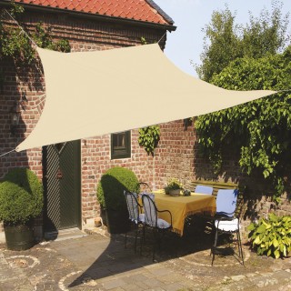 Galileo Τετράγωνη αδιάβροχη σκίαση Vela 3x3 μ τερρακότα Est 5914862