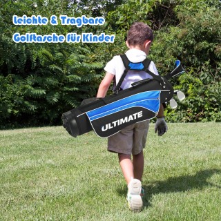 Costway Παιδικό Σετ Γκολφ 5 Τεμαχίων με Ξύλο Fairway, Σίδερα 7 & 9,...