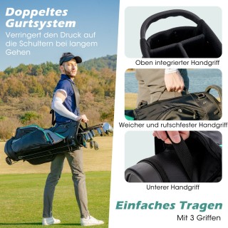 Costway Σετ Ανδρικών Δεξιόχειρων Μπαστουνιών Γκολφ 11 Τεμαχίων με Κ... Costway Σετ Ανδρικών Δεξιόχειρων Μπαστουνιών Γκολφ 11 Τεμαχίων με Κ...