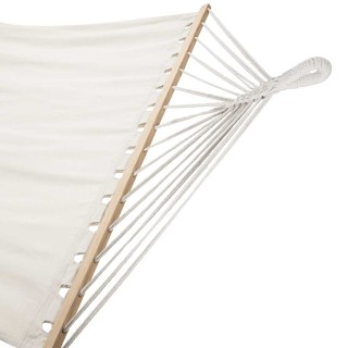 BAKAJI  Αιώρα Κήπου 2 Θέσεων Ξύλο Βαμβάκι Χαλάρωση Εξωτερικού Χώρου...