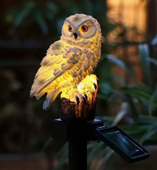 Ηλιακό Φωτιστικό Κήπου – Κουκουβάγια LED με Αισθητήρα Σούρουπου 13 ...