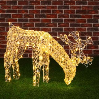 BAKAJI Ρένα Φωτεινό Πέταλο Τριφυλλιού 3D σε Ακρυλικό με 100 Θερμά Λ... BAKAJI Ρένα Φωτεινό Πέταλο Τριφυλλιού 3D σε Ακρυλικό με 100 Θερμά Λ...