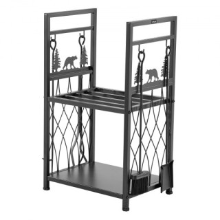 VEVOR Εσωτερική Ξυλοθήκη με Εργαλεία Τζακιού, 2 Επιπέδων, Αντοχή έ... VEVOR Εσωτερική Ξυλοθήκη με Εργαλεία Τζακιού, 2 Επιπέδων, Αντοχή έ...