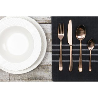 Villa DEste  Σετ 24 μαχαιροπίρουνα από ανοξείδωτο ατσάλι σε ματ χάλ...