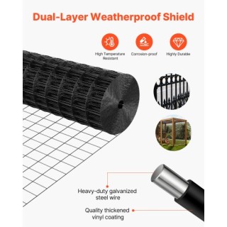 VEVOR Γαλβανισμένο Πλέγμα Βινυλίου 61εκ x 7.62μ, 2x3 ιντσών, 16 Gau... VEVOR Γαλβανισμένο Πλέγμα Βινυλίου 61εκ x 7.62μ, 2x3 ιντσών, 16 Gau...