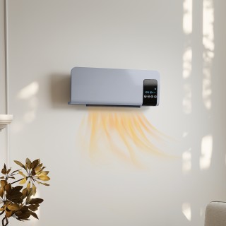 HOMCOM Επιτοίχιος Θερμοανεμιστήρας με Τηλεχειριστήριο, Χρονοδιακόπτ... HOMCOM Επιτοίχιος Θερμοανεμιστήρας με Τηλεχειριστήριο, Χρονοδιακόπτ...