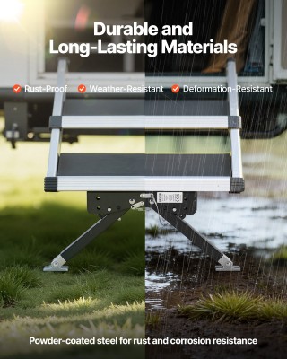 VEVOR Ρυθμιζόμενος Σταθεροποιητής Σκαλοπατιών RV για Τροχόσπιτα και...