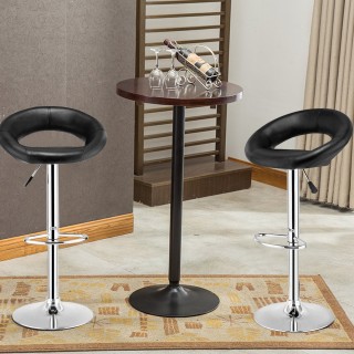 Costway Μοντέρνο και Άνετο Σκαμπό Μπαρ με Ρυθμιζόμενο Ύψος και Περ... Costway Μοντέρνο και Άνετο Σκαμπό Μπαρ με Ρυθμιζόμενο Ύψος και Περ...