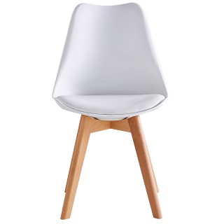 Shally Dogan  Σετ 4 Καρέκλες Τραπεζαρίας Λευκές Πολυθρόνα Γραφείου ...