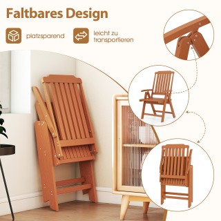 Costway Πτυσσόμενη Πολυθρόνα Κήπου Υψηλής Πλάτης από Ανθεκτικό Πλασ... Costway Πτυσσόμενη Πολυθρόνα Κήπου Υψηλής Πλάτης από Ανθεκτικό Πλασ...