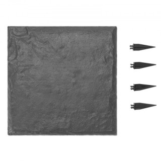 VEVOR Διακοσμητικές Πλάκες Βήματος 4τμχ 15,5 x 15,5 in Γκρι Πλακόστ...