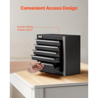 VEVOR Φορητή Μεταλλική Εργαλειοθήκη 8.6 ιντσών με 5 Συρτάρια CTSBXS... VEVOR Φορητή Μεταλλική Εργαλειοθήκη 8.6 ιντσών με 5 Συρτάρια CTSBXS...